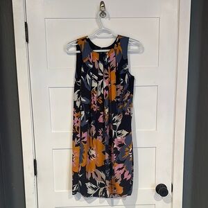 Floral Sleeveless Dress - Multicolor